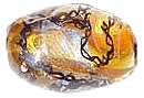 Photo of Double Helix Bead in Yellow